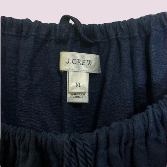 J Crew Linen Tunic Top - Picture 6 of 8